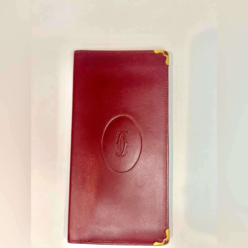Vintage Cartier Bifold Long Wallet